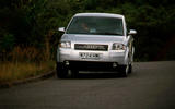 Audi A2 cornering