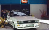 The road-going Audi Quattro – launched in 1980 – changed the game for all-wheel drive The road-going Audi Quattro – launched in 1980 – changed the game for all-wheel drive