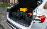 The Audi Q4 Sportback e-tron boasts between 520 and 1490 litres of luggage space for packed shoots The Audi Q4 Sportback e-tron boasts between 520 and 1490 litres of luggage space for packed shoots