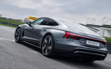 Across the line in 1m27.7s. A new all-electric benchmark for Goodwood Across the line in 1m27.7s. A new all-electric benchmark for Goodwood