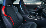 The BMW M2 offers the choice of standard M Sport seats or track-specific M Carbon Bucket Seats