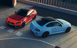 The BMW M2 has several colour options: including solid Zandvoort Blue and metallic Toronto Red