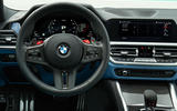 The BMW M3 and M4 boast a stripped-back but stylish driver-focused cockpit The BMW M3 and M4 boast a stripped-back but stylish driver-focused cockpit