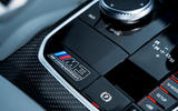 Iconic BMW M logos add to the race-bred feel of the BMW M3 and M4