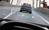 The Audi Q4 e-tron's augmented reality HUD projects data, so it feels like it's floating 10m away The Audi Q4 e-tron's augmented reality HUD projects data, so it feels like it's floating 10m away