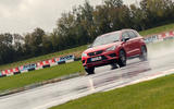 The CUPRA Ateca's 4Drive all-wheel-drive delivered confident grip – even when the going was wet The CUPRA Ateca's 4Drive all-wheel-drive delivered confident grip – even when the going was wet