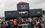 BMW M's trackside stand was a big lure for fans from right across the automotive spectrum BMW M's trackside stand was a big lure for fans from right across the automotive spectrum