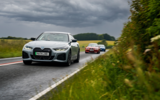 The BMW i4 M50 leads the way as our convoy heads to the Goodwood Festival Of Speed The BMW i4 M50 leads the way as our convoy heads to the Goodwood Festival Of Speed