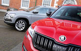 The Skoda Karoq and seven-seat Skoda Kodiaq let you choose the SUV that best fits your needs