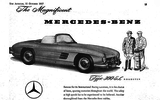 1957 advert in Autocar magazine for Mercedes-Benz 300 SL Roadster