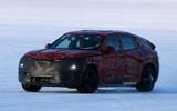 Alfa Romeo Stelvio 2025 camo front quarter