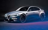 Alfa Romeo Giulia EV render