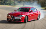 Alfa Romeo Giulia Quadrofoglio front drift