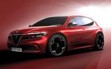 Alfa Romeo hatchback render