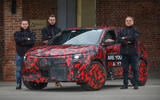 Alfa Romeo Milano with engineers