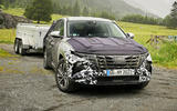 2021 Hyundai Tucson prototype with trailer