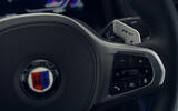 Alpina B8 GT paddle detail Alpina B8 GT paddle detail
