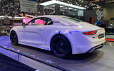 Alpine A110 E Ternite 2022 rear quarter Paris motor show Alpine A110 E Ternite 2022 rear quarter Paris motor show