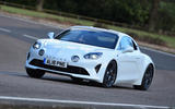 Alpine A110 front quarter tracking 2021
