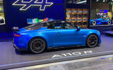 Alpine A110 R 2022 side static Paris motor show Alpine A110 R 2022 side static Paris motor show