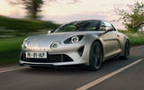 Alpine A110 S Enstone Edition front three quarter one