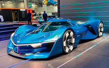 Alpine Alpenglow 2022 front quarter static Paris motor show Alpine Alpenglow 2022 front quarter static Paris motor show