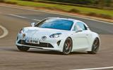 Alpine A110 front three quarter Alpine A110 front three quarter