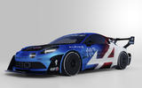 Alpine A110 Pikes Peak front three quarter