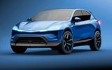 Alpine SUV render front three quarter Alpine SUV render front three quarter
