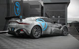 2020 Aston Martin Vantage Cup car - rear