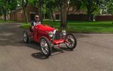 Bugatti Baby II Andy Wallace driving