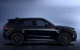 ange Rover Sport SV Black side ange Rover Sport SV Black side