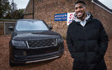 Anthony Joshua with Range Rover