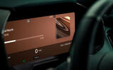 Aston Martin Apple Carplay media on instrument panel