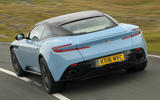 Aston Martin DB11 rear three quarter Aston Martin DB11 rear three quarter