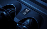Aston Martin DB12 S interior badge detail Aston Martin DB12 S interior badge detail