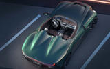 Aston Martin DBR22 2022 birds eye view Aston Martin DBR22 2022 birds eye view