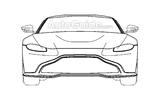 2018 Aston Martin Vantage revealed in patent images