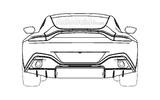 2018 Aston Martin Vantage revealed in patent images