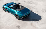 Aston Martin V12 Vantage Roadster 2022 rear top Aston Martin V12 Vantage Roadster 2022 rear top
