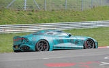Aston Martin Vanquish prototype at the Nurburgring rear quarter