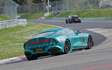 Aston Martin Vanquish prototype at the Nurburgring rear