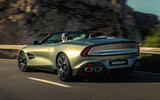 Aston Martin Vanquish Volante rear quarter tracking