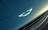 Aston Martin Vantage Roadster 2025 badge detail Aston Martin Vantage Roadster 2025 badge detail