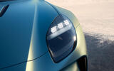 Aston Martin Vantage Roadster 2025 headlight detail Aston Martin Vantage Roadster 2025 headlight detail