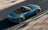 Aston Martin Vantage Roadster 2025 rear quarter tracking