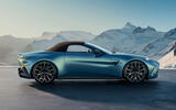 Aston Martin Vantage Roadster 2025 side roof up static