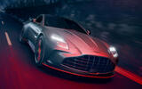 Aston Martin Vantage S front quarter tracking