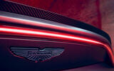 Aston Martin Vantage S rear lip spoiler detail Aston Martin Vantage S rear lip spoiler detail