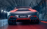 Aston Martin Vantage S rear tracking Aston Martin Vantage S rear tracking